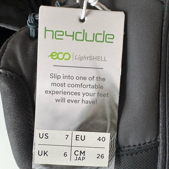 NWT Hey Dude SPENCER ECO LightShell Boots Charcoal Men’s 7 - Picture 6 of 8